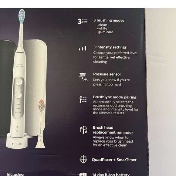 SONICARE Professional clean HX7513/70 Rechargeable toothbrush Set - Picture 1 of 12